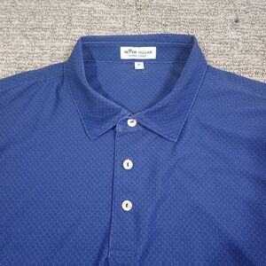 Peter Millar Summer Comfort Polo Shirt Mens XL Navy Crown Sport Vinnnings